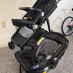 Graco Stroller, Infant Car Seat SNUGRIDE 35 LITE With Base For Sale