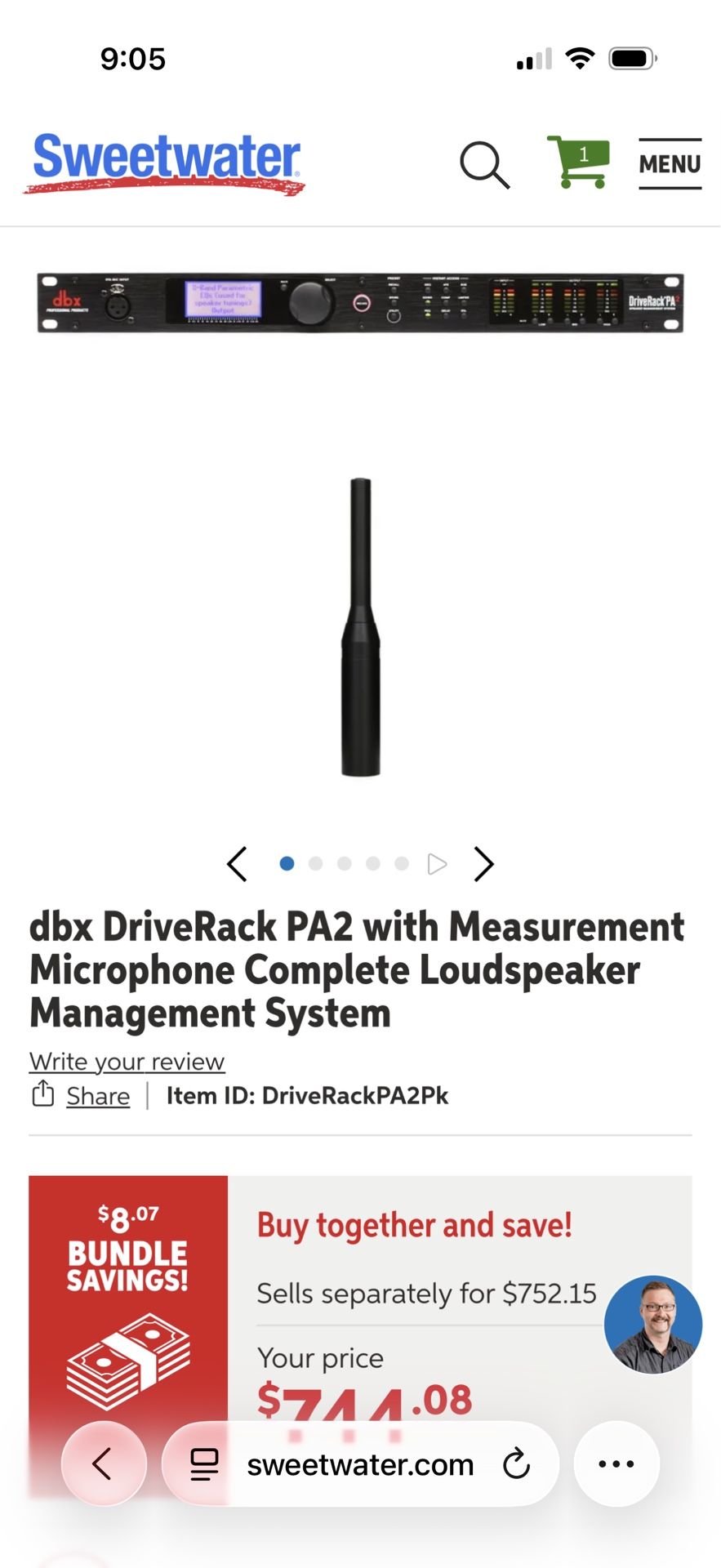 dbx DriveRack Loudspeaker Management System