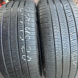 275/45/20 Pirelli Pair 100$ Installed And Balanced 