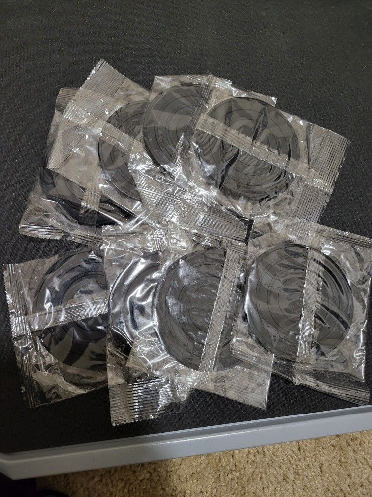 π€ Set of 11 Black Rubber Drink Coasters β Non-Slip, Heat Resistant