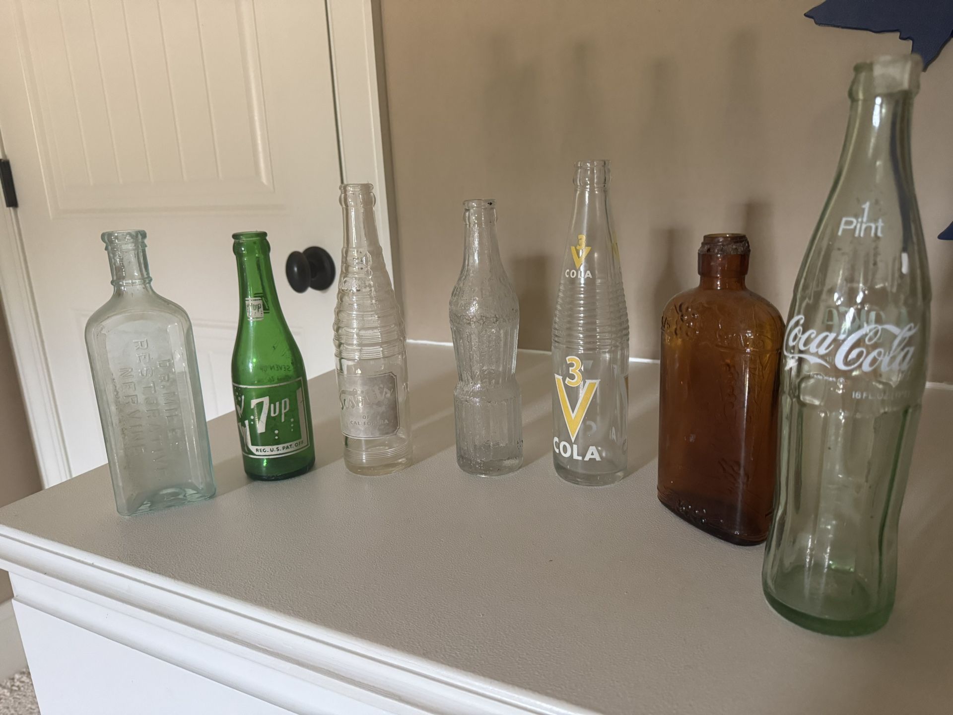 Vintage Glass Bottles 