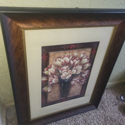 Flower picture frame