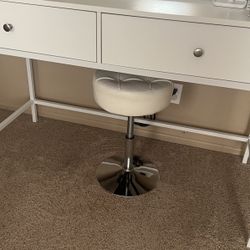 Desk/Vanity with 2 Drawer Storage