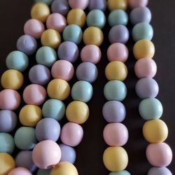 Easter Pastel Colors Wood Bead Garland 6ft