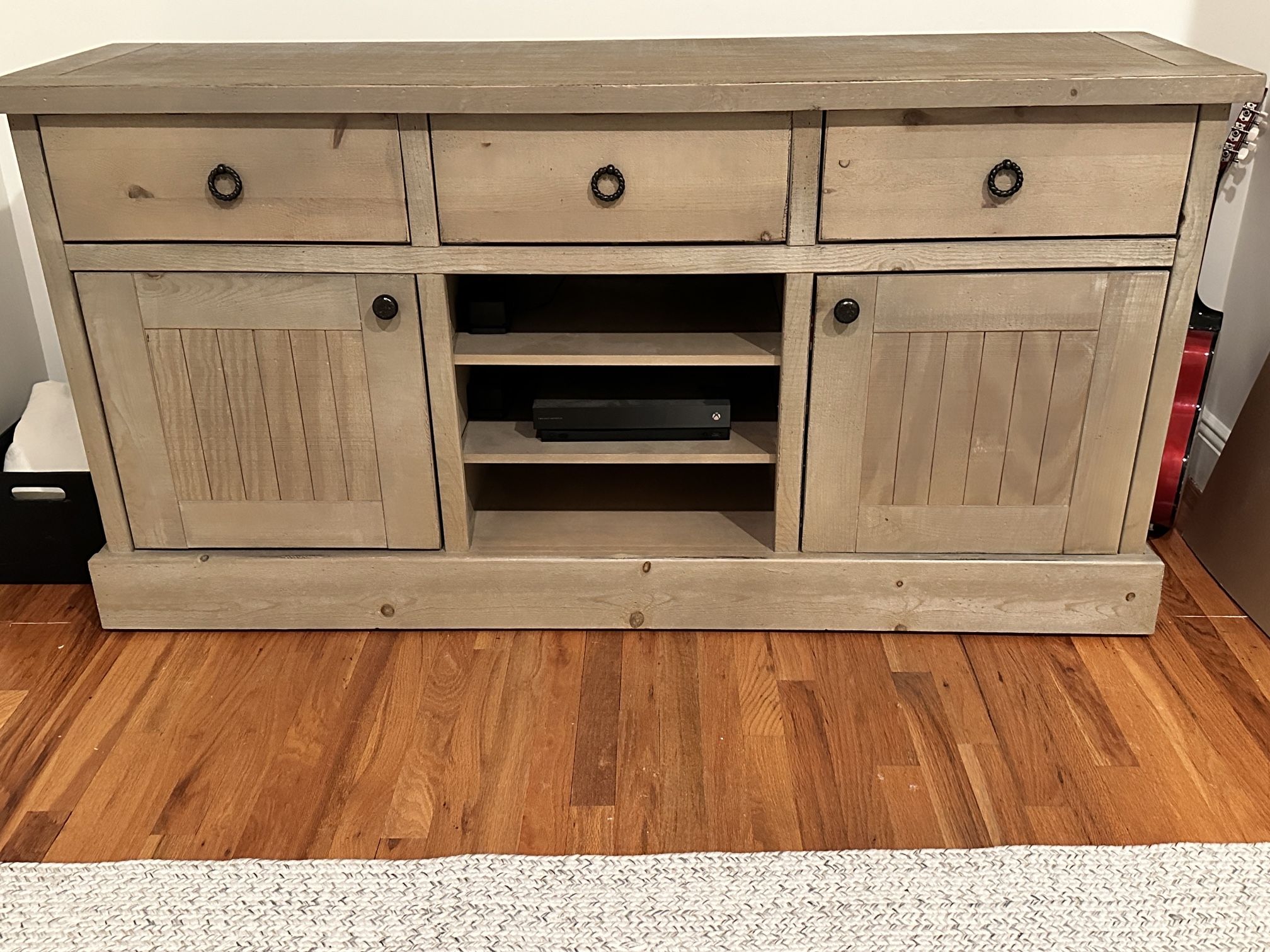 Solid Wood Media Console