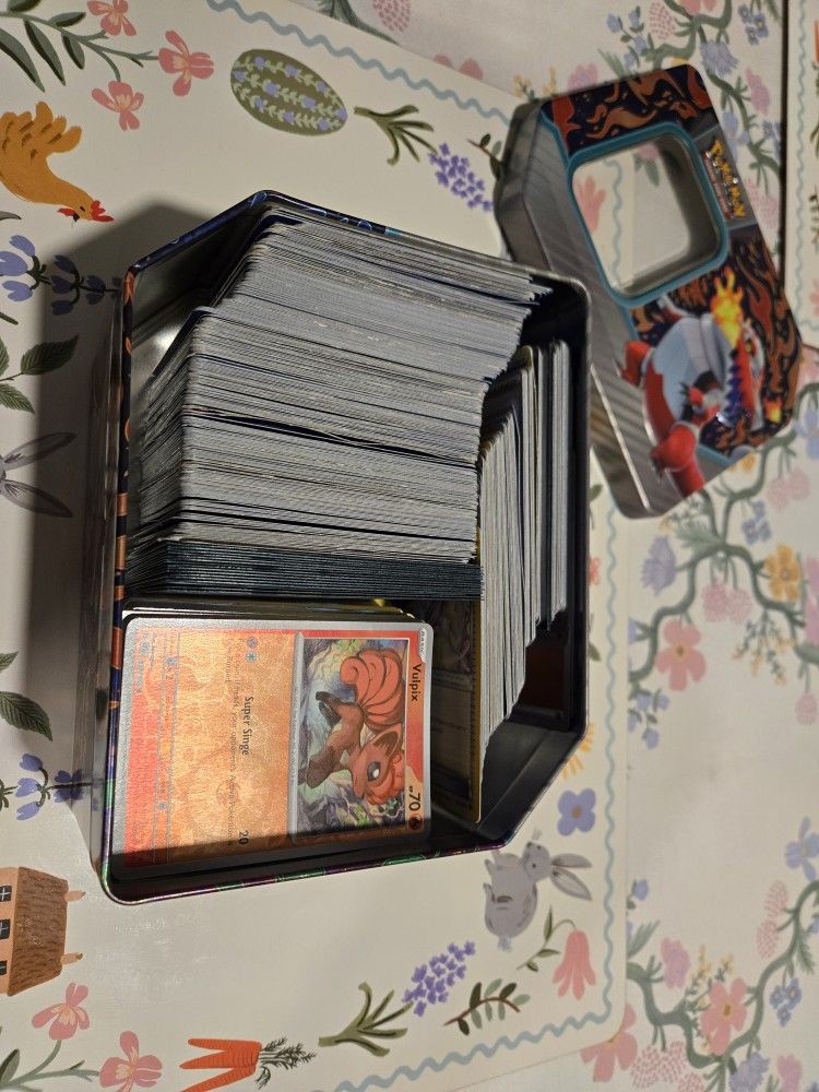 Pokemon Cards And Tins