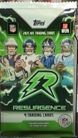 Topps resurgence nfl pack new
