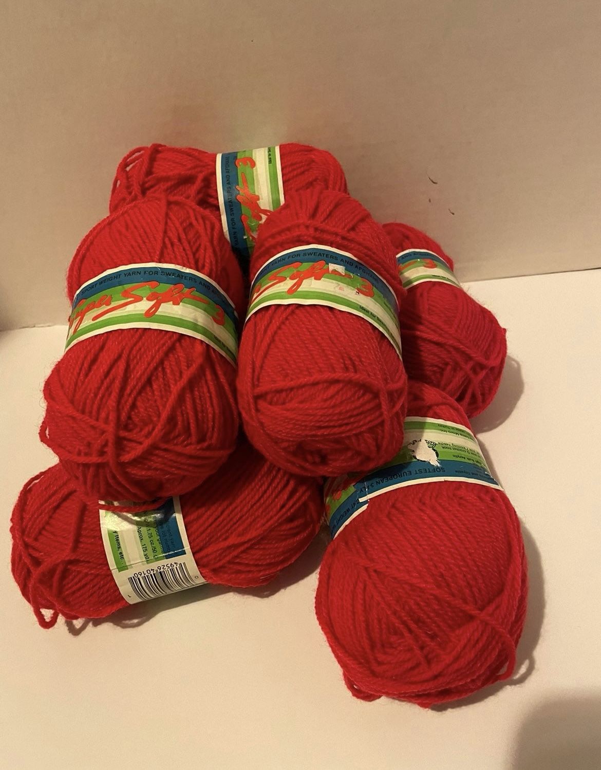 Lot Of Super Soft Red Yarns 8