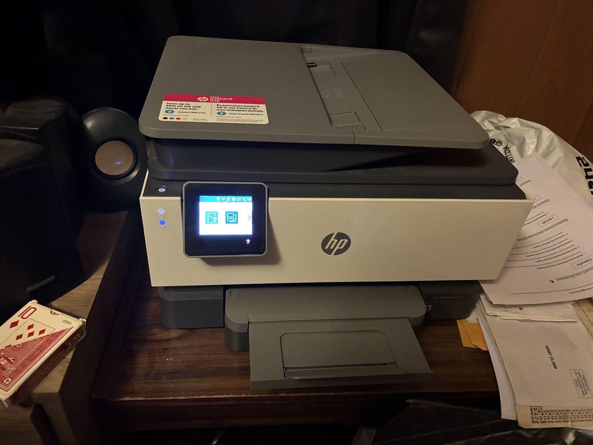 HP OfficeJet 9012 Printer & 8 Full Ink Cartridges