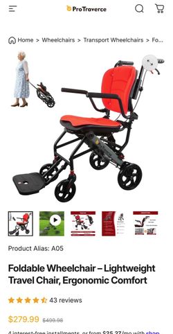 Foldable Wheelchair