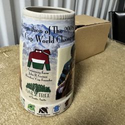 mited edition 2008 Breeders' Cup beer steins commissioned by the Oak Tree Racing Association