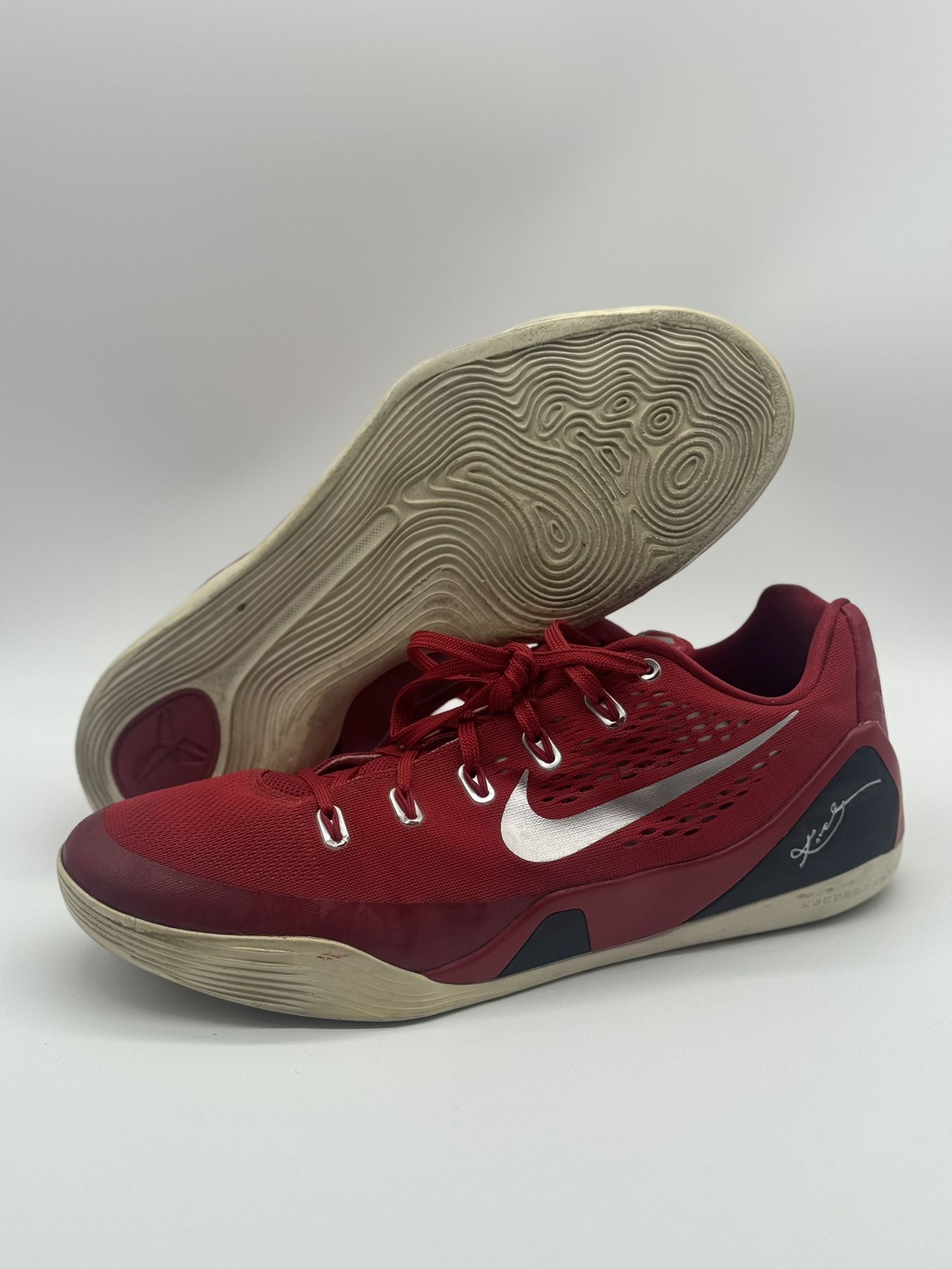 Nike Kobe IX 9 EM TB University Red 685776-602 Men’s Size 13.5