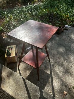 Wood antique corner  table