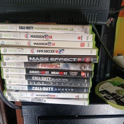Xbox  360 17 Games And Controll 