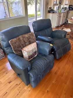Leather Recliners - $100 - $50/each (2)