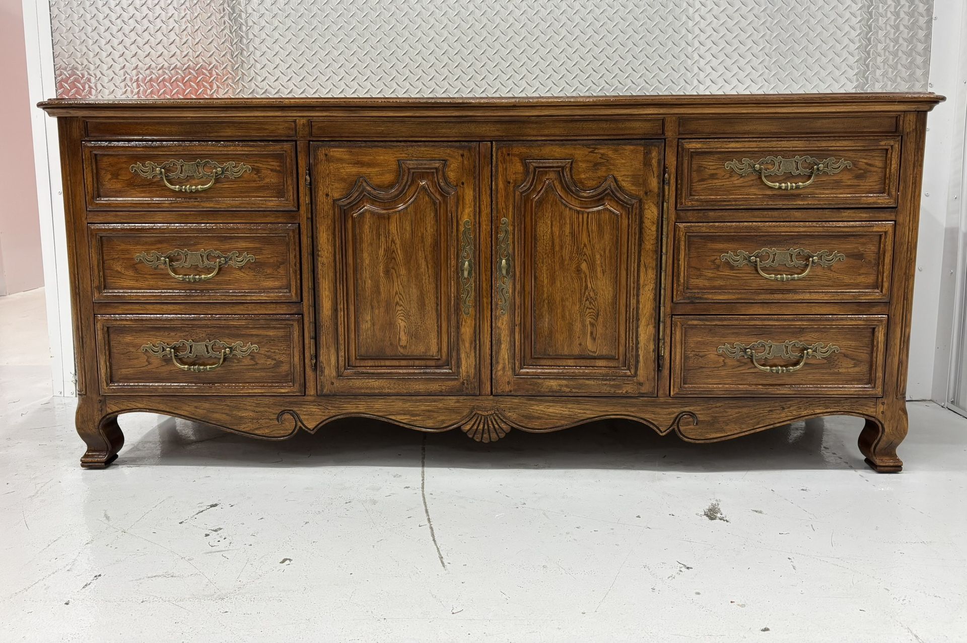Gorgeous French provincial dresser, console or credenza by Heritage