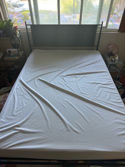 Bed frame and mattress