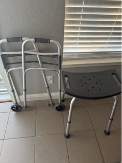 Walker and Shower chair