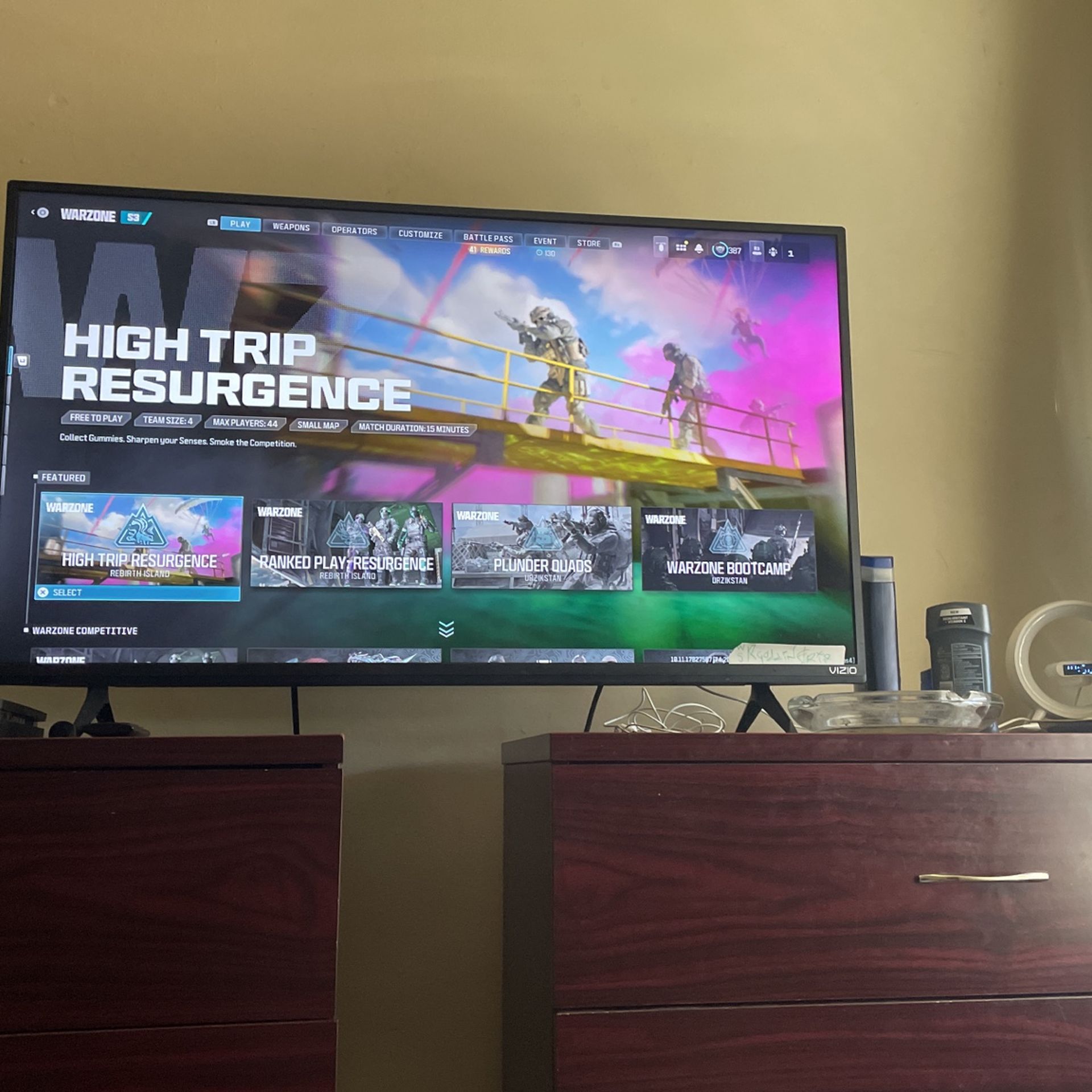 42 inch Vizio smart tv