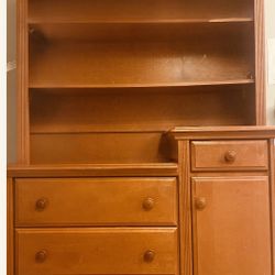 2 Piece Cherry Wood Bedroom Set