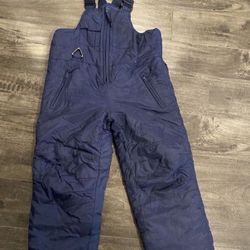Kids Navy Blue Size 5/6 Snow Bib $25