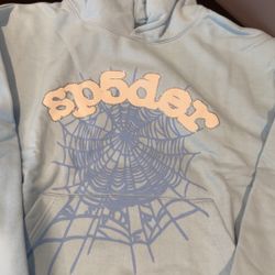 Spider Hoodie Sky Blue XL **New**