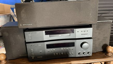 Mitsubishi Stereo System with DVD player 