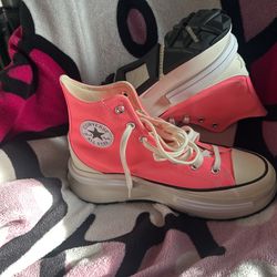 Tennis Converse Anaranjados 25.5 9 Woman’s