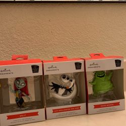 The Nightmare Before Christmas SALLY, JACK SKELLINGTON AND ZERO, OOGIE BOOGIE ORANAMENT 6.00 each Pick The One You Want