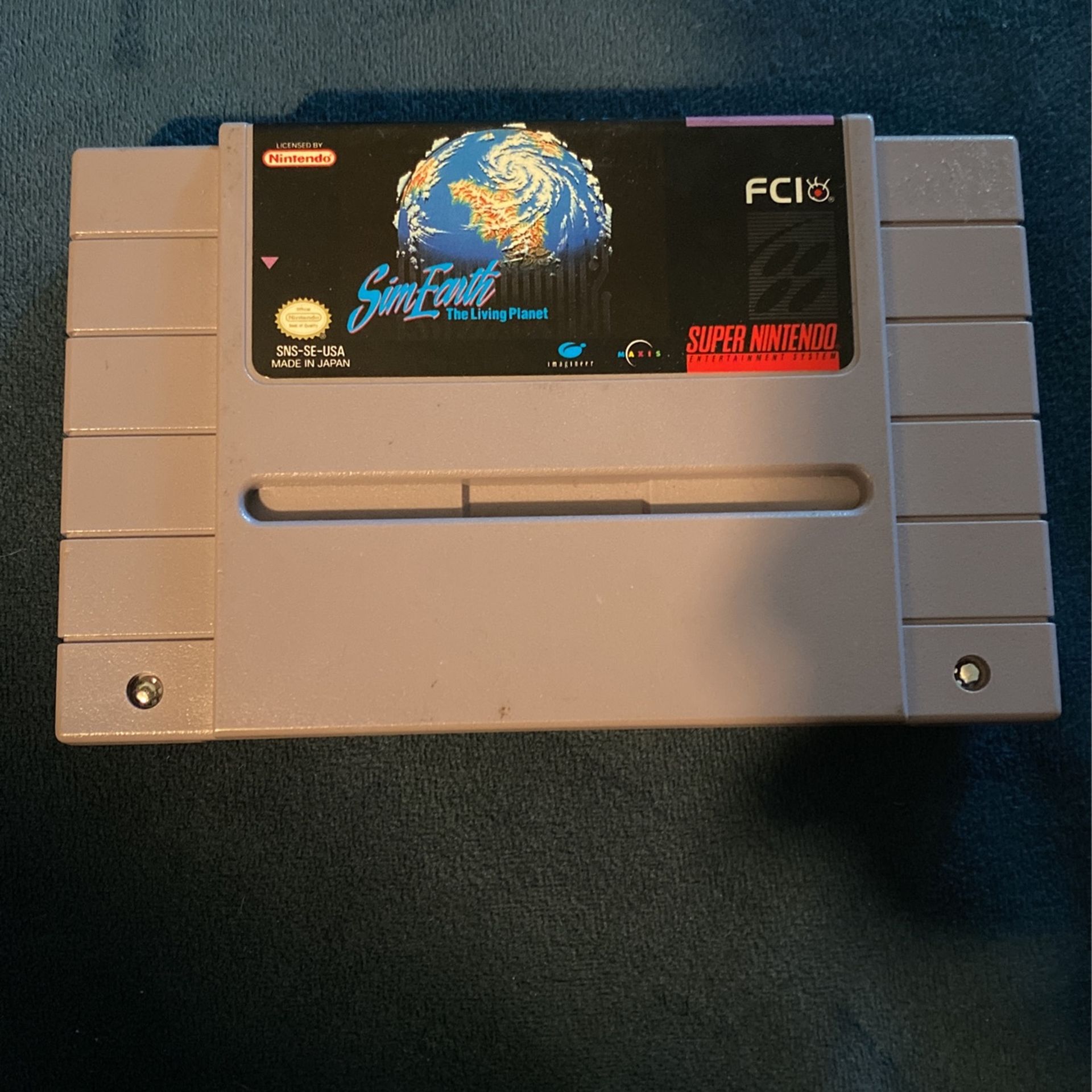 SimEarth The Living Planet-Super Nintendo