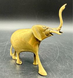 Small Brass Elephant