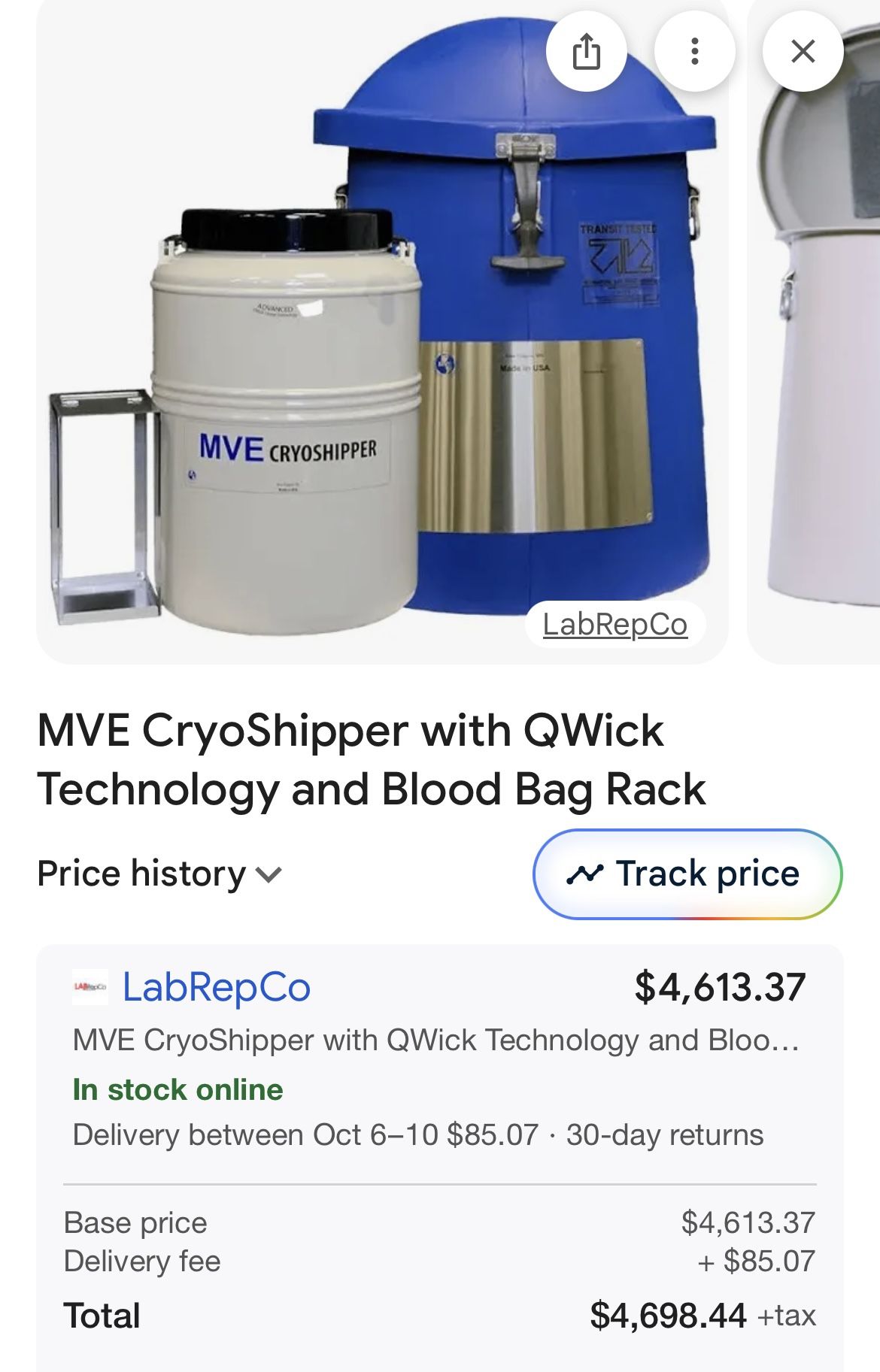 MVE Cryoshipper