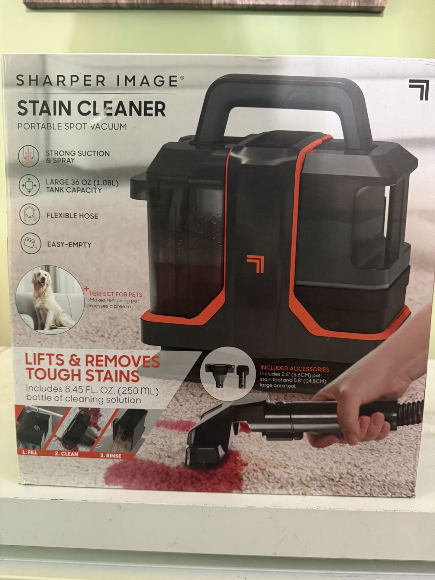 Sharper Image Stain Cleaner (Portable Spot Vacuum)