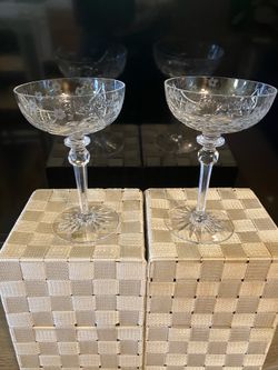 ROGASKA Crystal Champagne Glasses