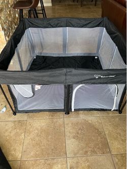 Taleco Gear Foldable Baby Play Pen with Mat, 50''x50'' Playpen for Babies and Toddlers,