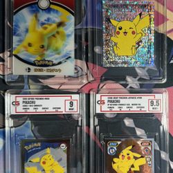 Pokemon CG Pikachu Slabs