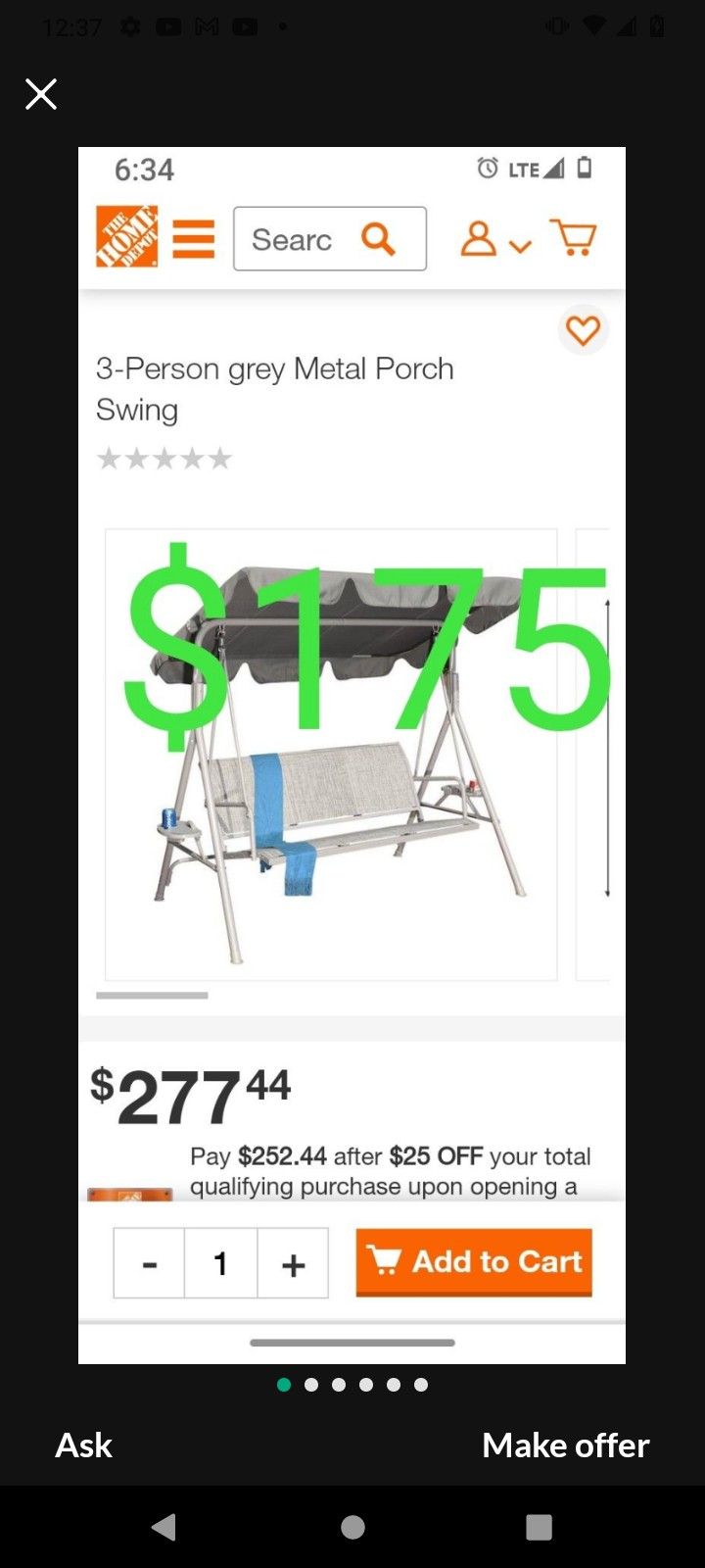 Patio Swing Outdoor Swing Porch Swing Patio Furniture Set Outdoor Patio Furniture