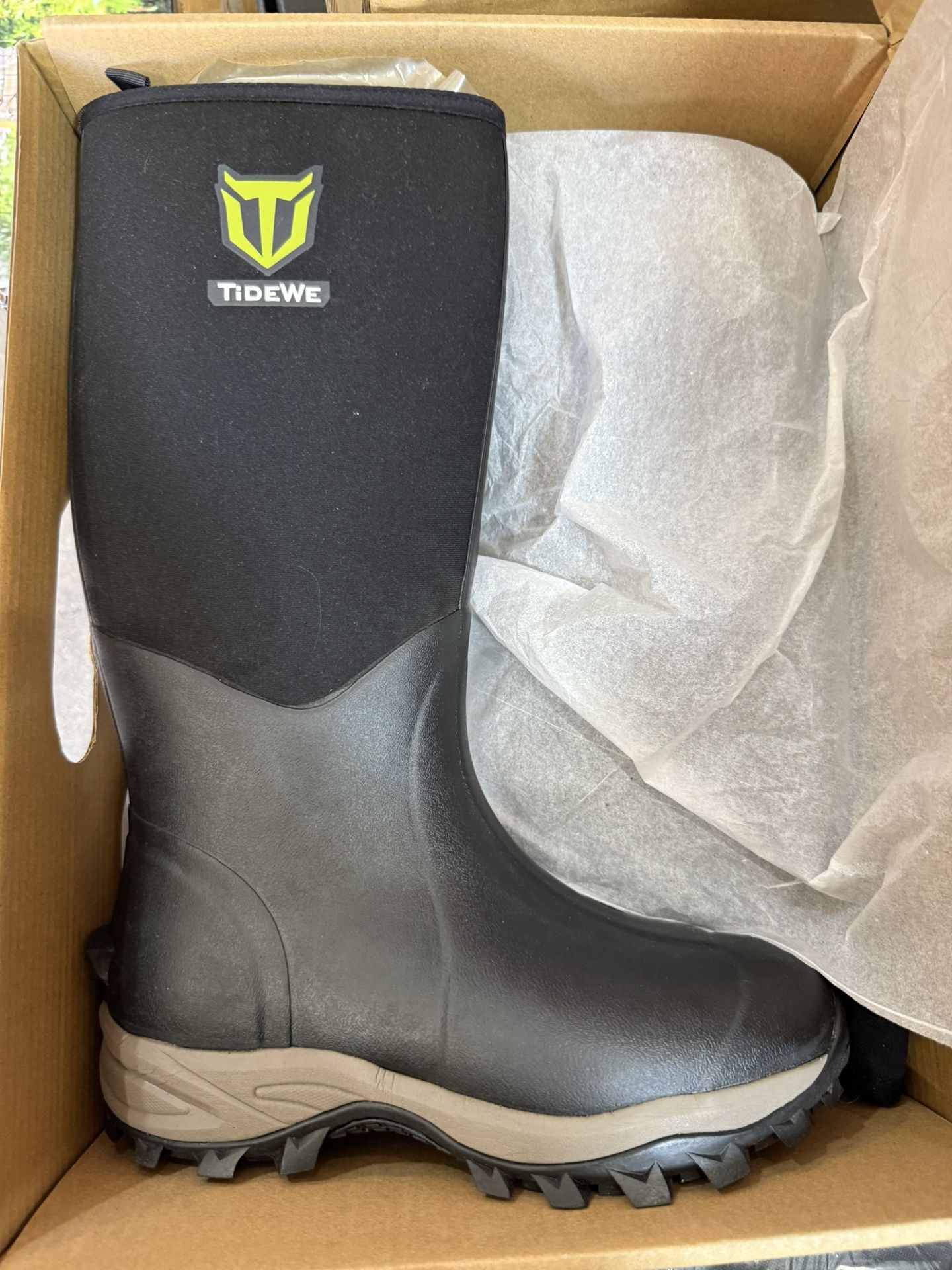 TIDEWE RUBBER NEOPRENE BOOTS MEN AND WOMEN WATERPROOF 6mm