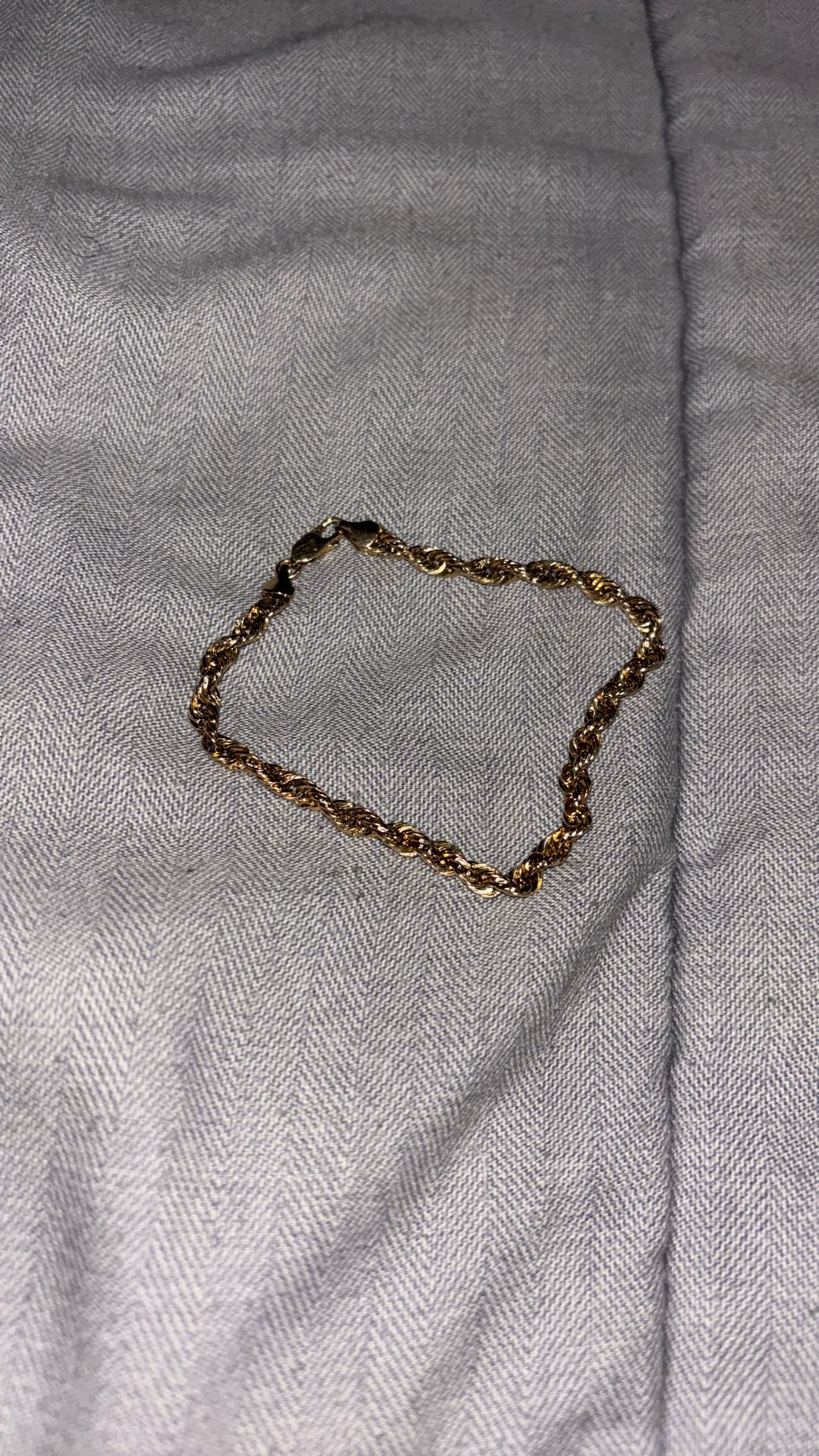 10k Rope bracelet