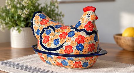 Chicken Covered Casserole Dish