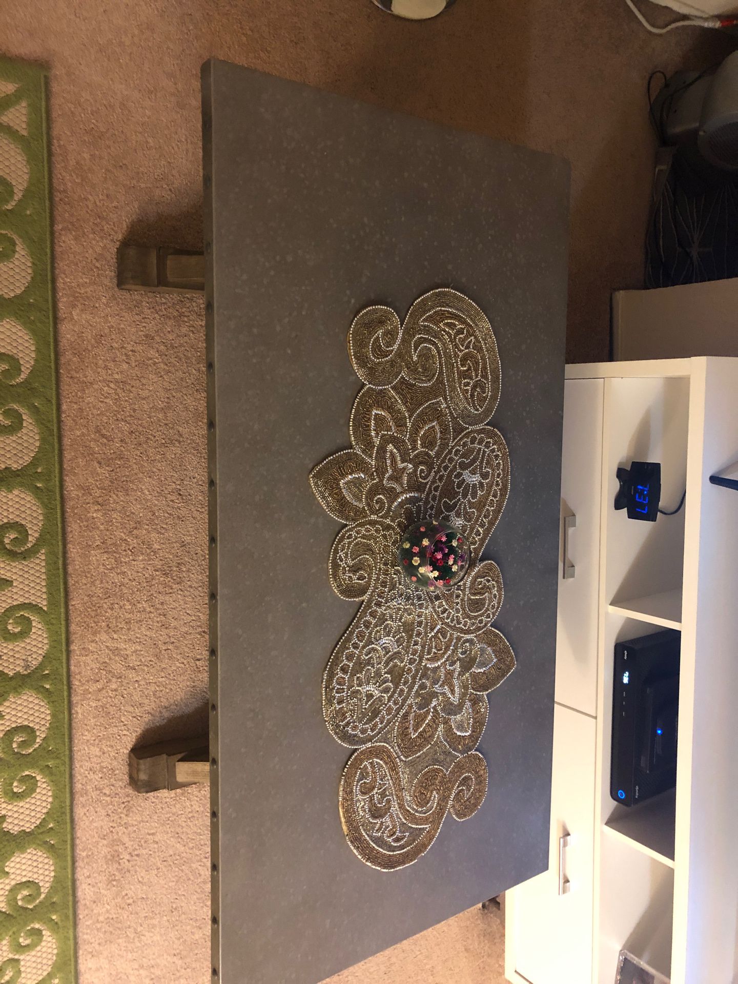 Coffee table Metal finish