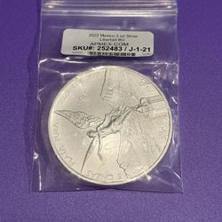 2022 Mexico 5 oz Silver Libertad BU