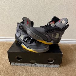 Jordan 5 off white