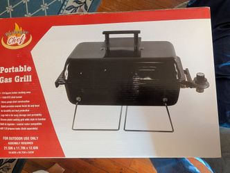 Barbeque Chef Portable Gas Grill And perfect flame rotisserie kit