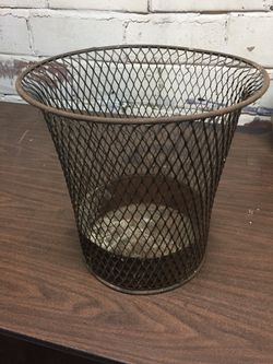 Vintage Wire Waste Basket