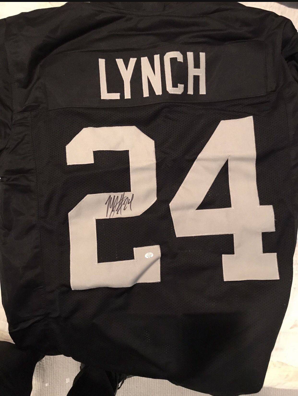 Abram Lynch 24 Raiders Signed Jersey