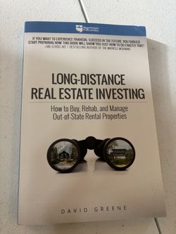Long Distance Real Estate Investing Book