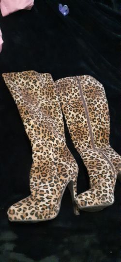 Cheetah boots