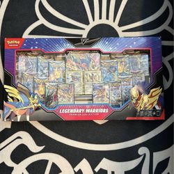 Pokemon Sword and Shield Legendary Warriors Premium Collection Box 14x Booster Packs