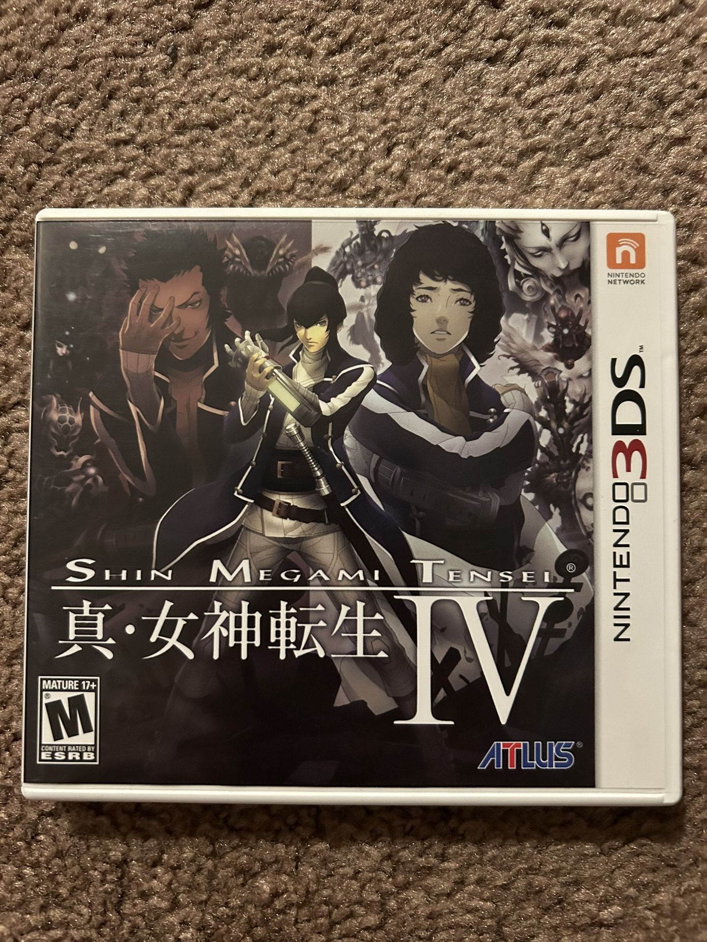 Shin Megami Tensei IV In Case Nintendo 3DS Smt 4